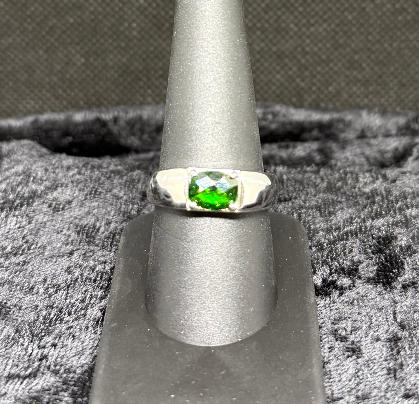 Ring, Chrome Diopside