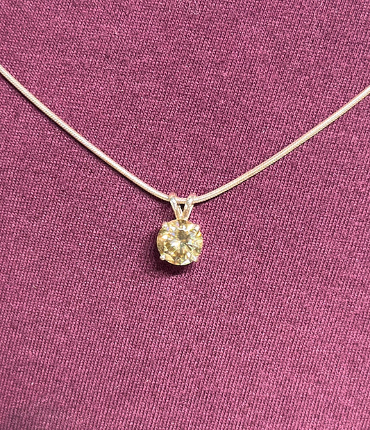 Pendant 2 ct Moissanite