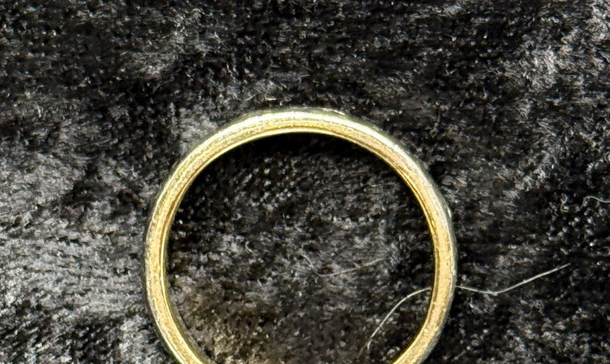 Ring, platinum and 14k gold