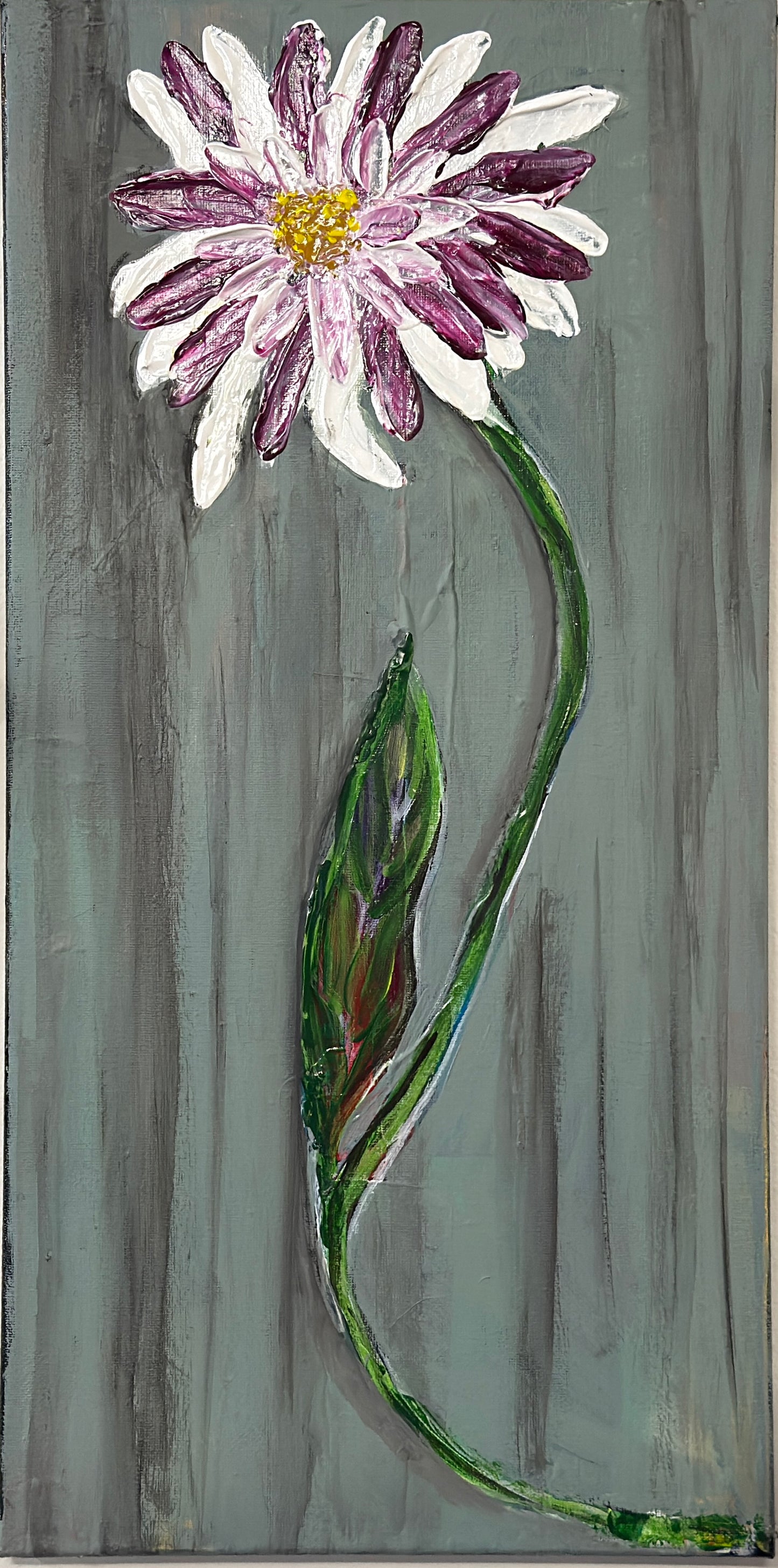 Flowers on green