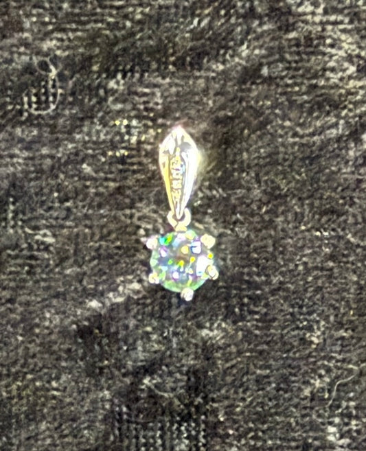 Pendant, mystic topaz