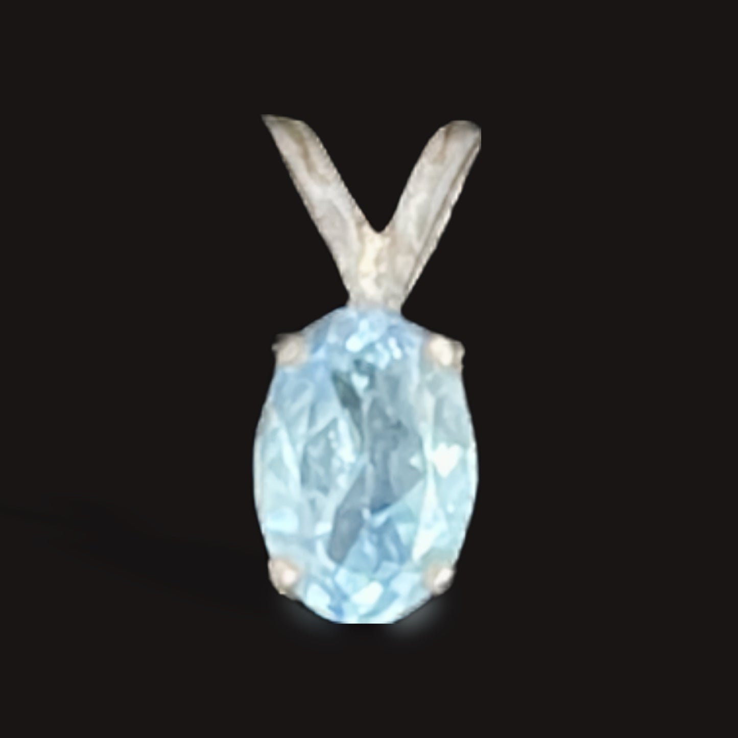 Pendant, Sky Blue Topaz